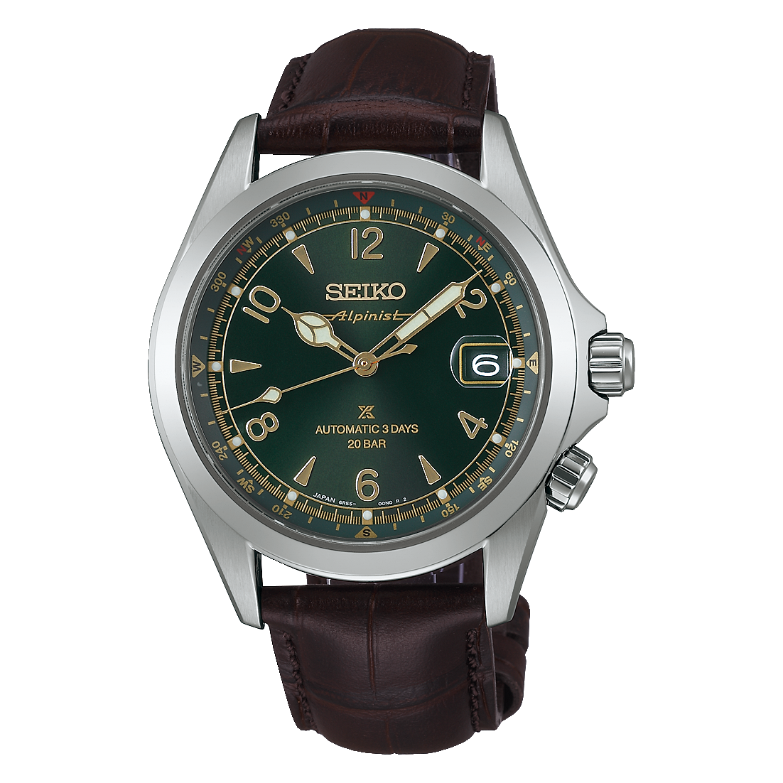 Men's Seiko Prospex SPB507 Automatic Green Dial 39.5mm Watch