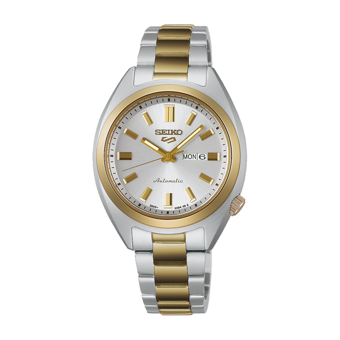 Women's Seiko 5 Sports SRE024 Automatic Silver Dial 32.0mm Watch