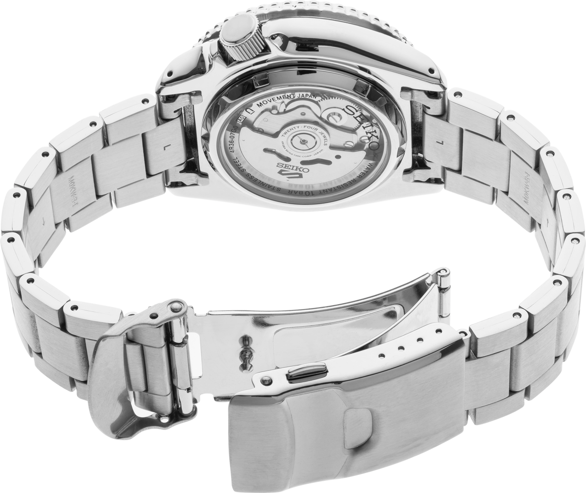 Men's Seiko 5 Sports SRPD55 Automatic Black Dial Watch product image 3