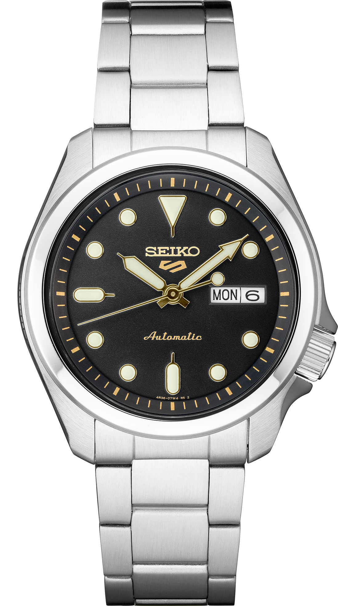 Men's Seiko 5 Sports SRPE57 Automatic Black Dial 40mm Watch