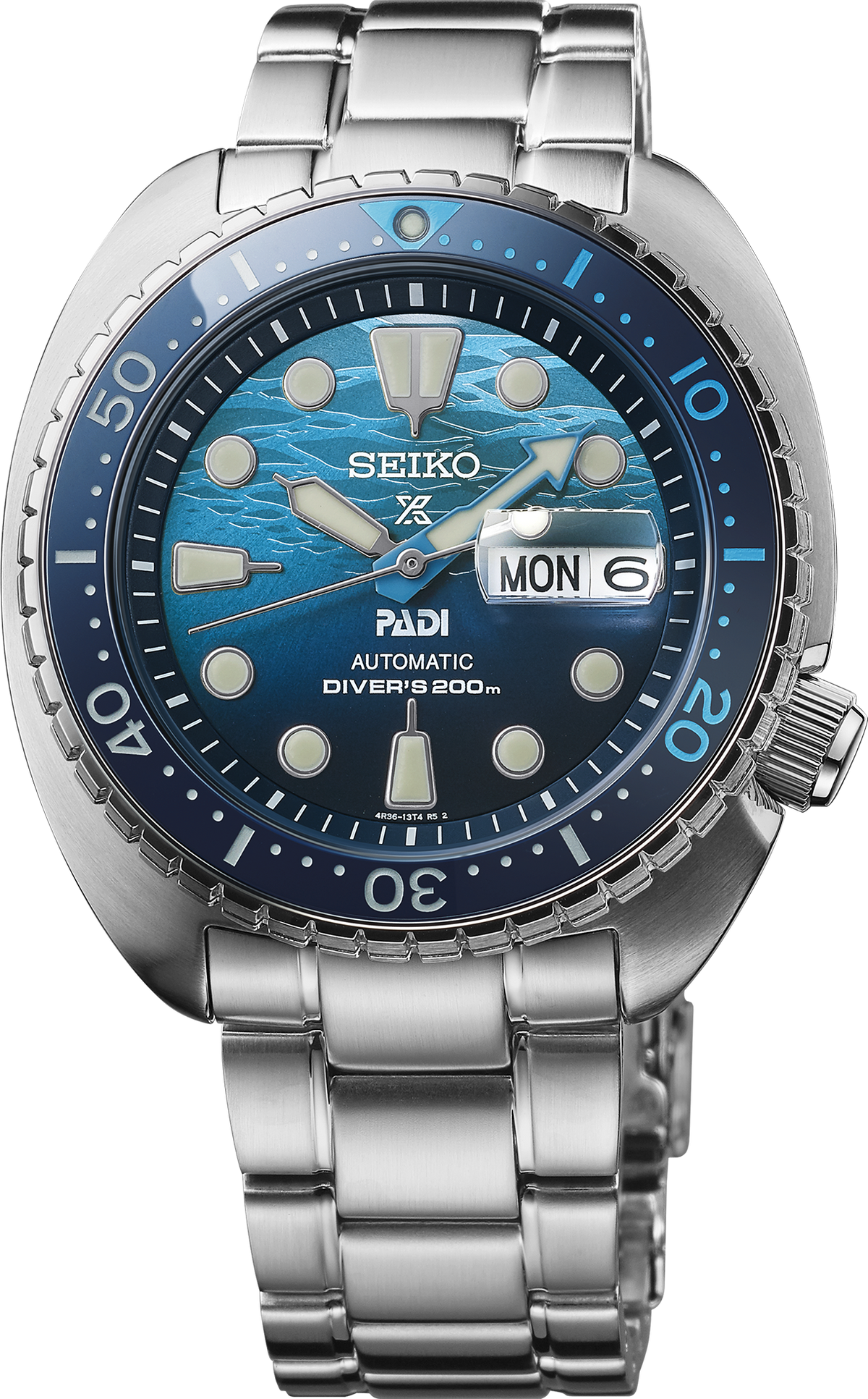 Men's Seiko Prospex SRPK01 Automatic Blue Dial 45mm Watch