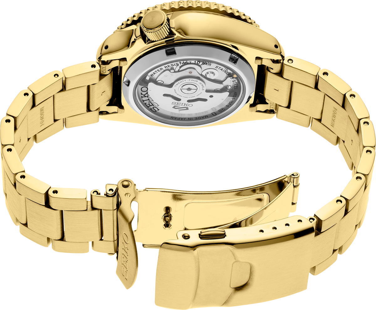 Men's Seiko 5 Sports SRPK18 Gold Automatic Watch product image 3