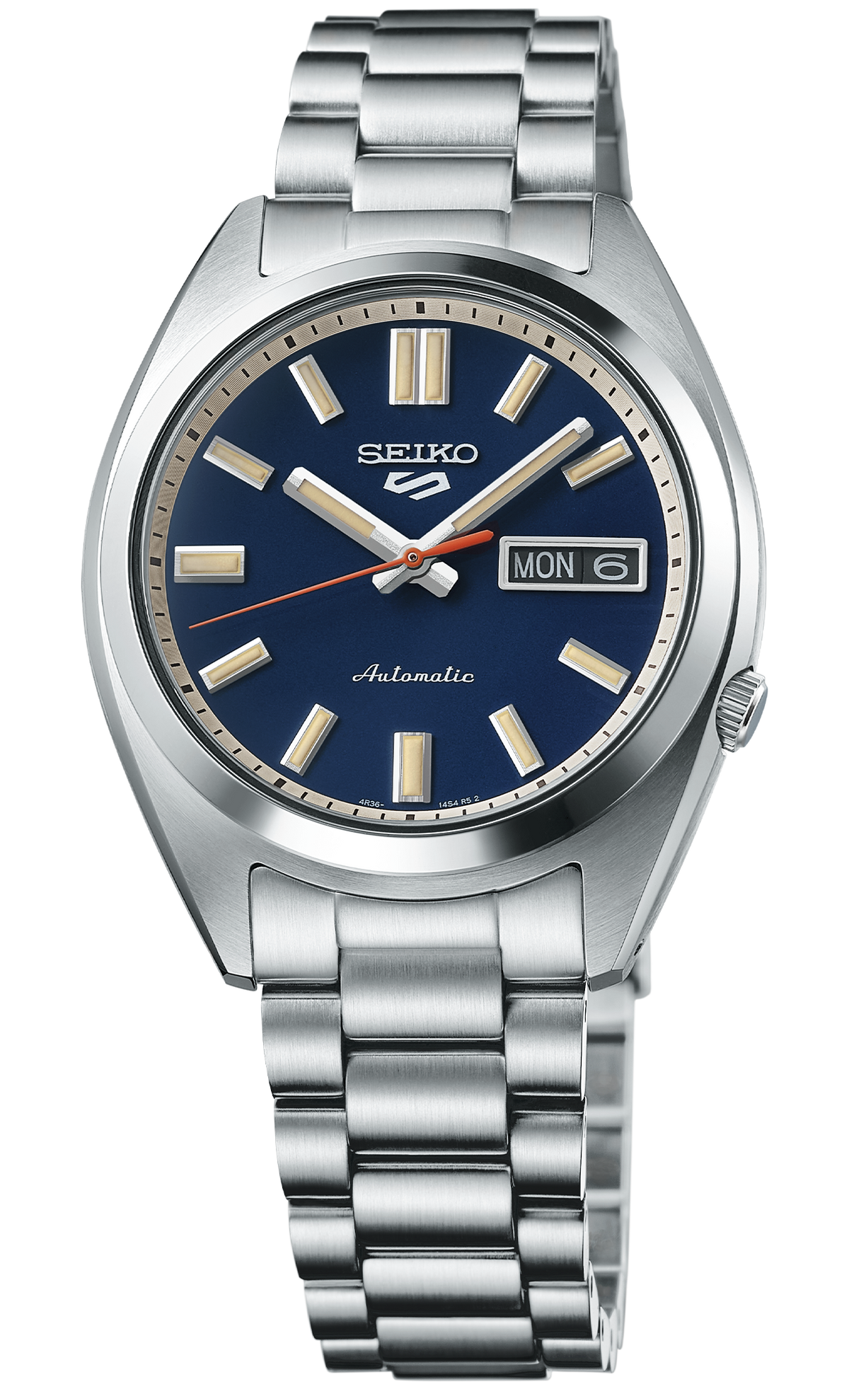 Men's Seiko 5 Sports SRPK87 Automatic Blue Dial 37.4mm Watch