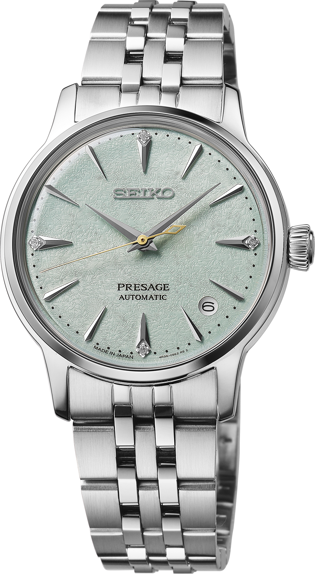 Women's Seiko Presage SRPL63 Automatic Green Dial 34mm Watch