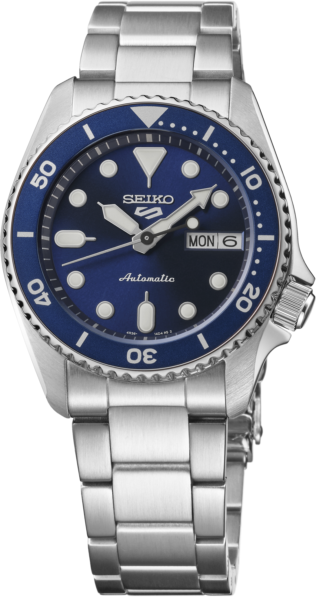 Men's Seiko 5 Sports SRPL77 Automatic Blue Dial 38mm Watch