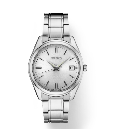 Seiko Essentials Quartz Silver Dial Men's Watch