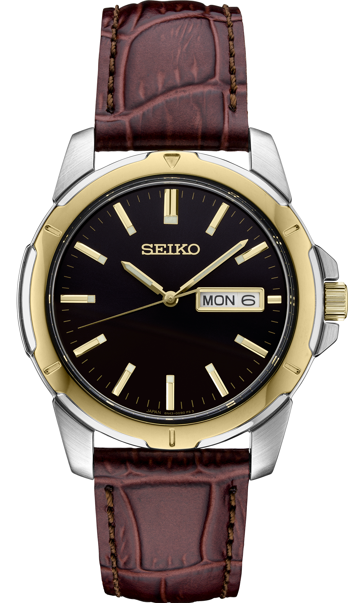 Men's Seiko Essentials SUR360 Quartz Charcoal Dial 39.6mm Watch