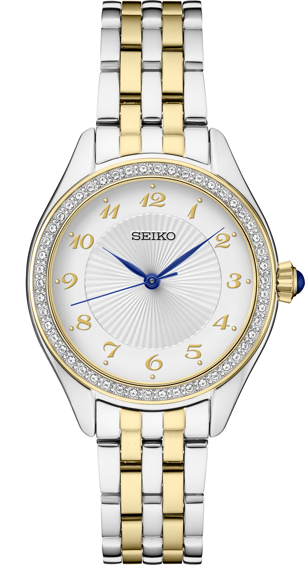 Women's Seiko Essentials SUR392 Quartz White Dial 29mm Watch