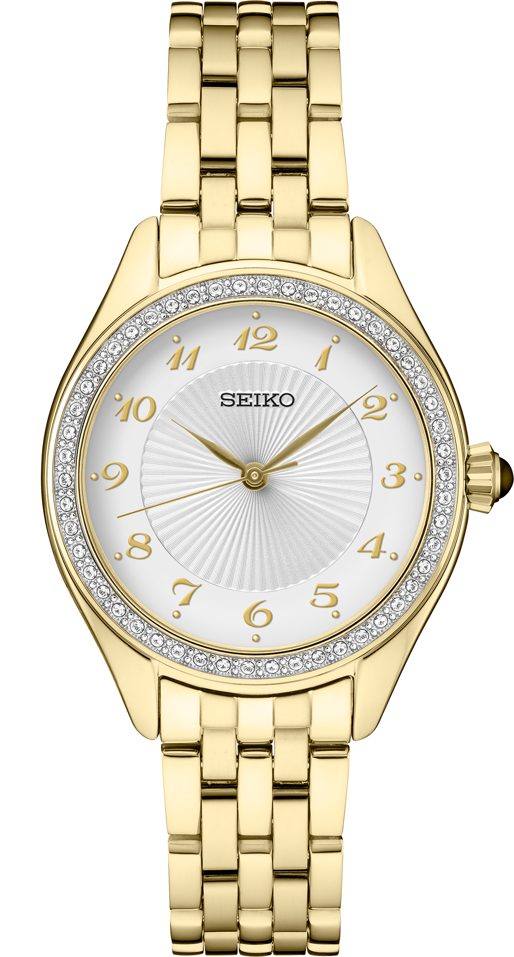 Women's Seiko Essentials SUR394 Quartz White Dial 29mm Watch