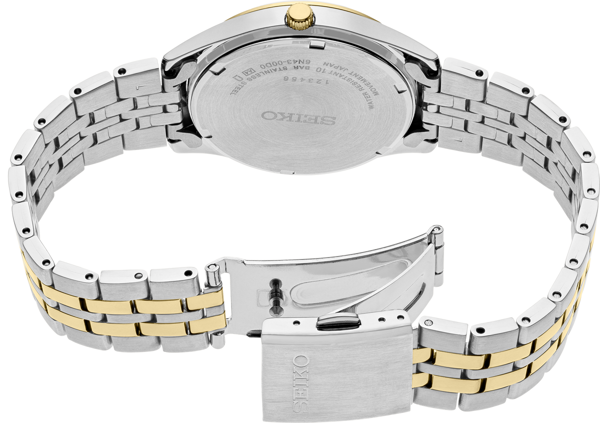 Men's Seiko Essentials SUR432 Quartz Gray Dial 36.9mm Watch - view 3