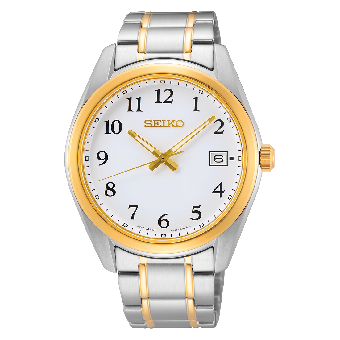 Men's Seiko Discover More SUR460 Quartz White Dial 40.2mm Watch