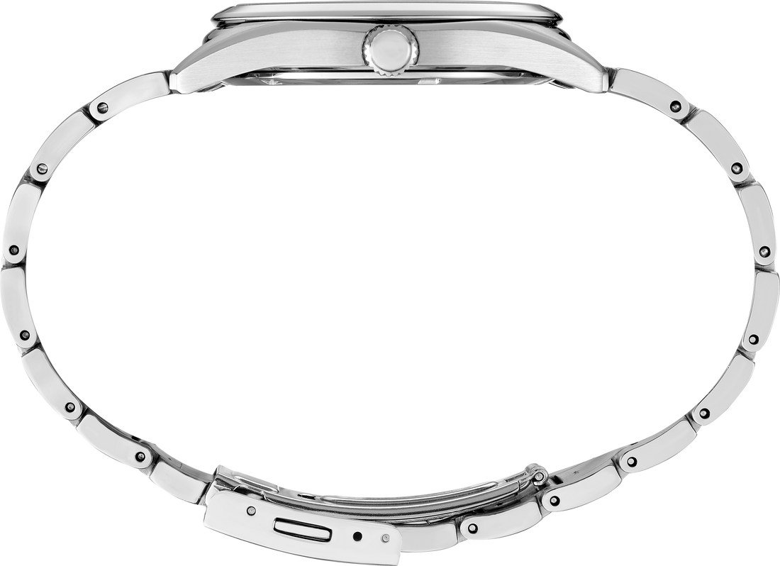 Seiko SUR527 olive green dial stainless steel quartz watch - image 1