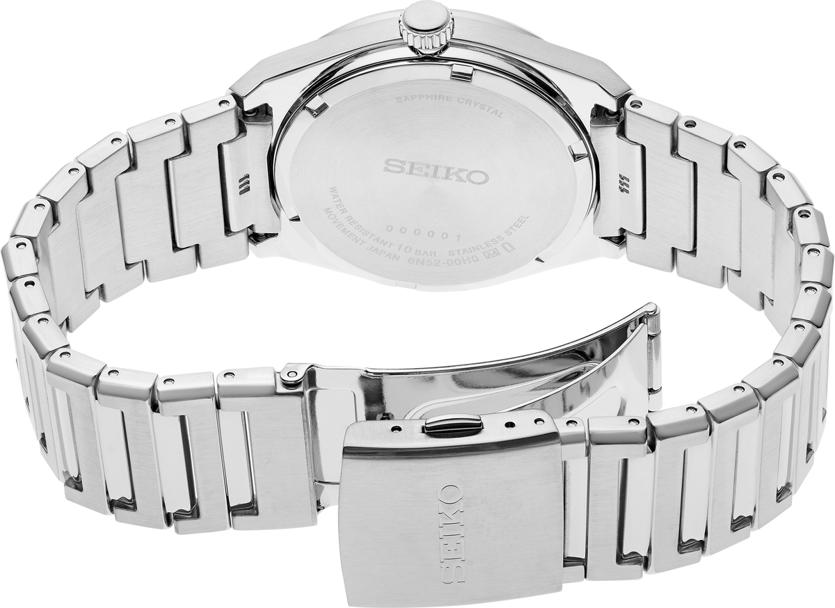 Men's Seiko Essentials SUR555 Blue Dial Quartz Watch product image 3