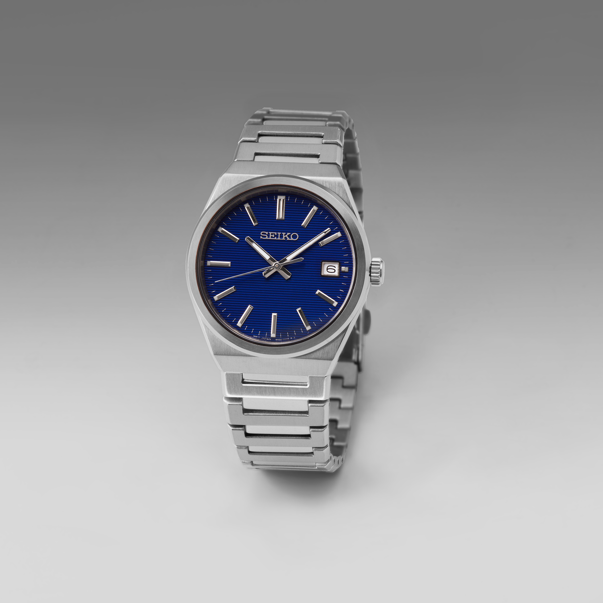 Men's Seiko Essentials SUR555 Blue Dial Quartz Watch product image 4