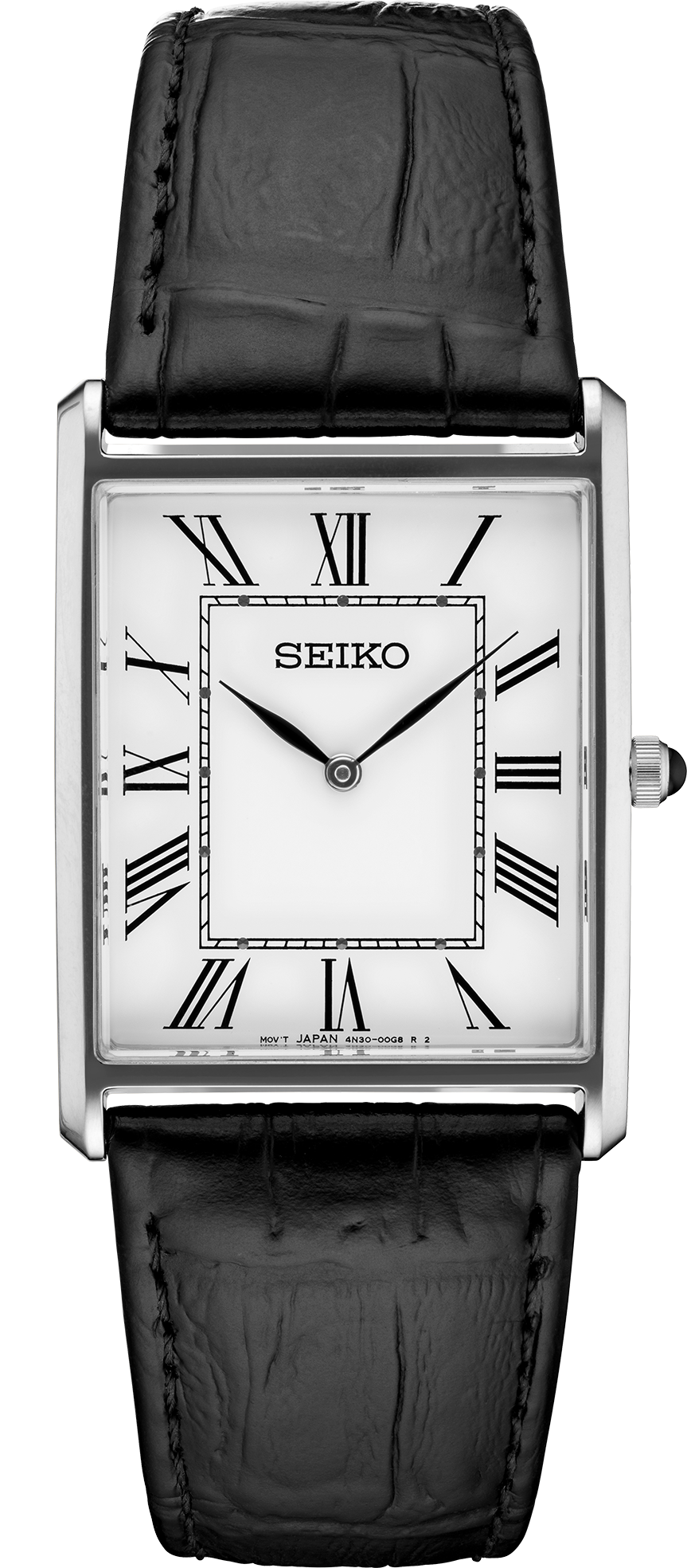Men's Seiko Essentials SWR049 Quartz White Dial 28.4mm Watch