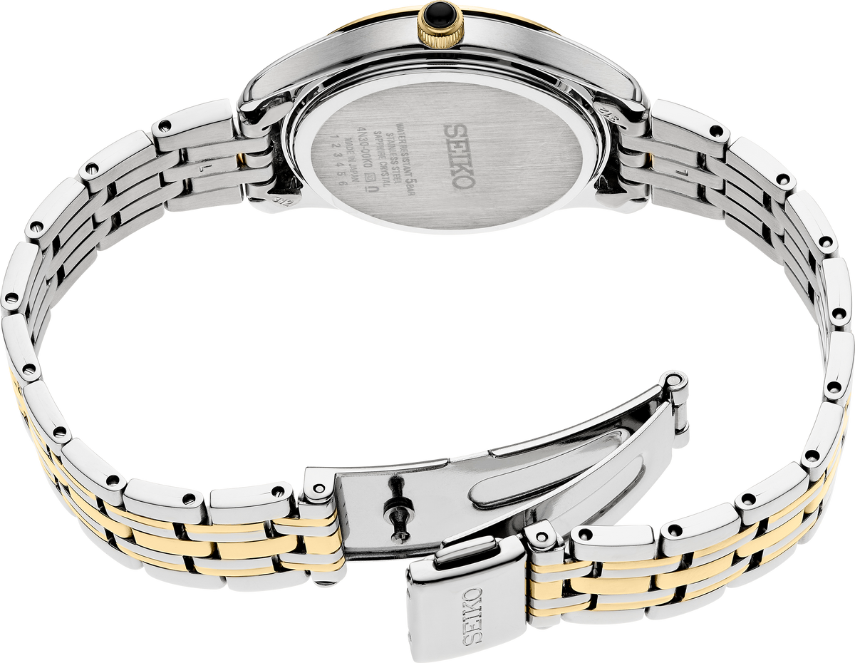 Women's Seiko Essentials SWR070 Quartz Silver Dial 29mm Watch - view 3