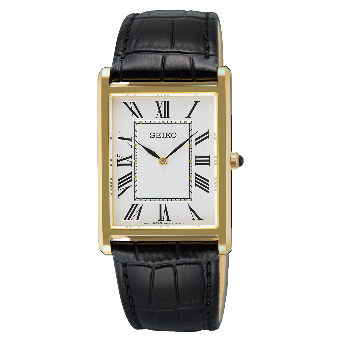 Men's Seiko Discover More SWR104 Quartz White Dial 27.2mm Watch
