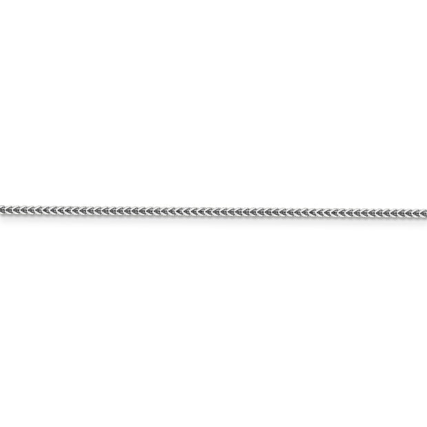 14k WG 1.3mm 16in Franco Chain