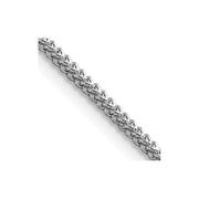14k WG 1.3mm 16in Franco Chain