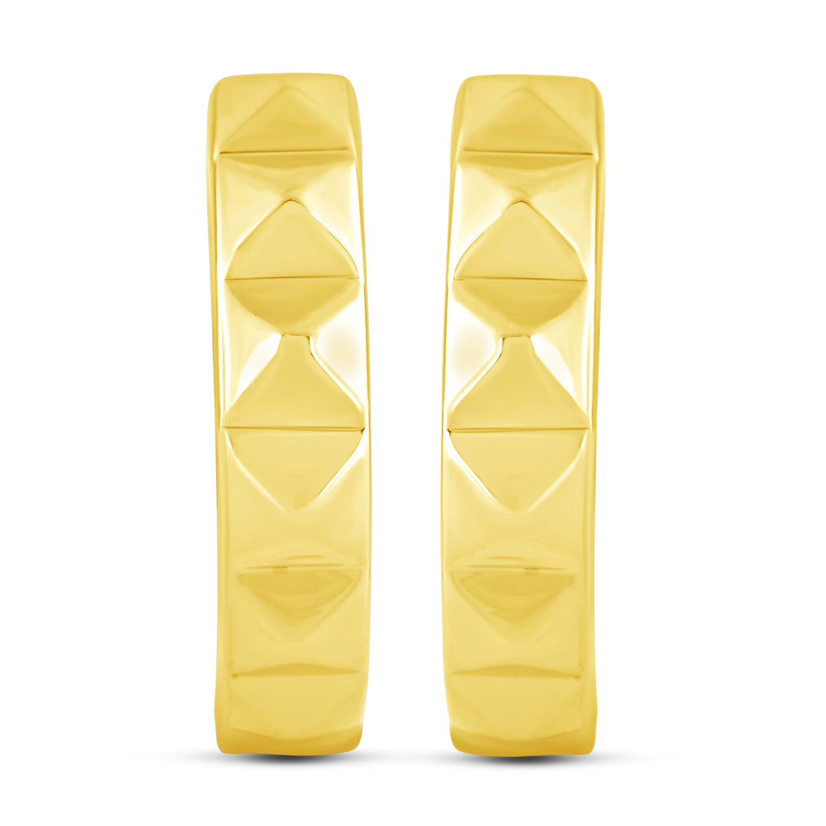 10K Yellow Gold Hoop Earrings - product