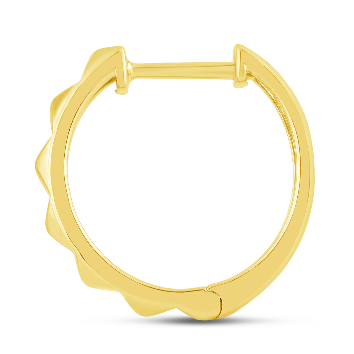 10K Yellow Gold Hoop Earrings - product