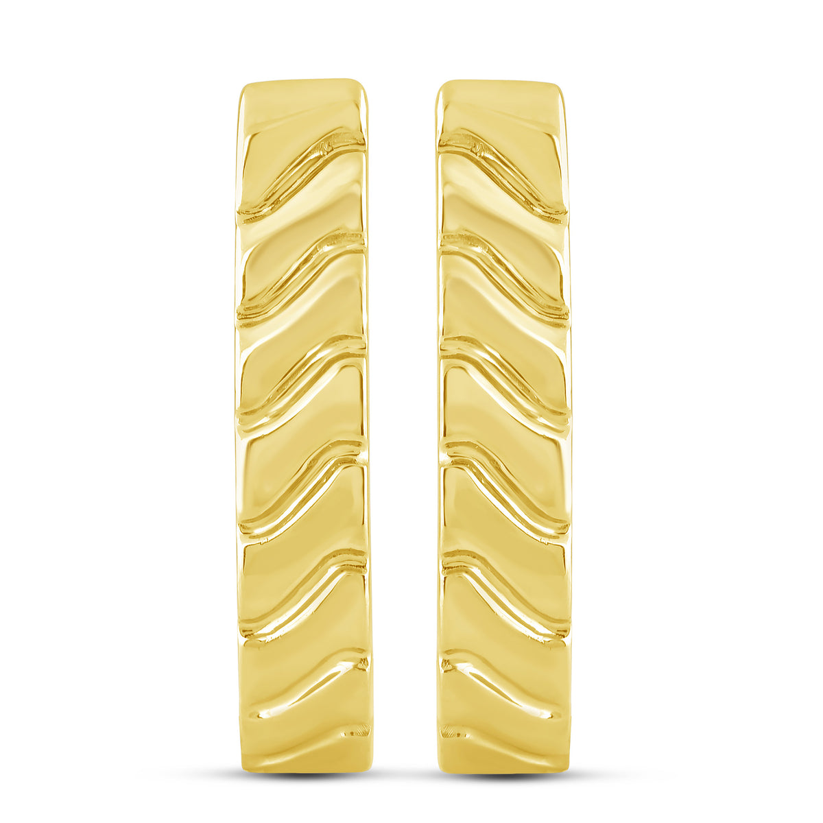 10K Yellow Gold Hoop Earrings - product