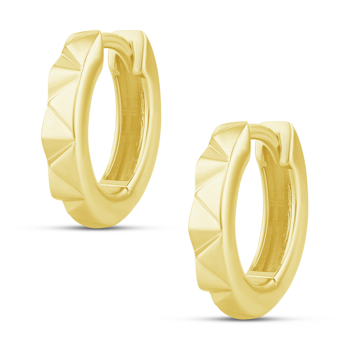 10K Yellow Gold Hoop Earrings - product