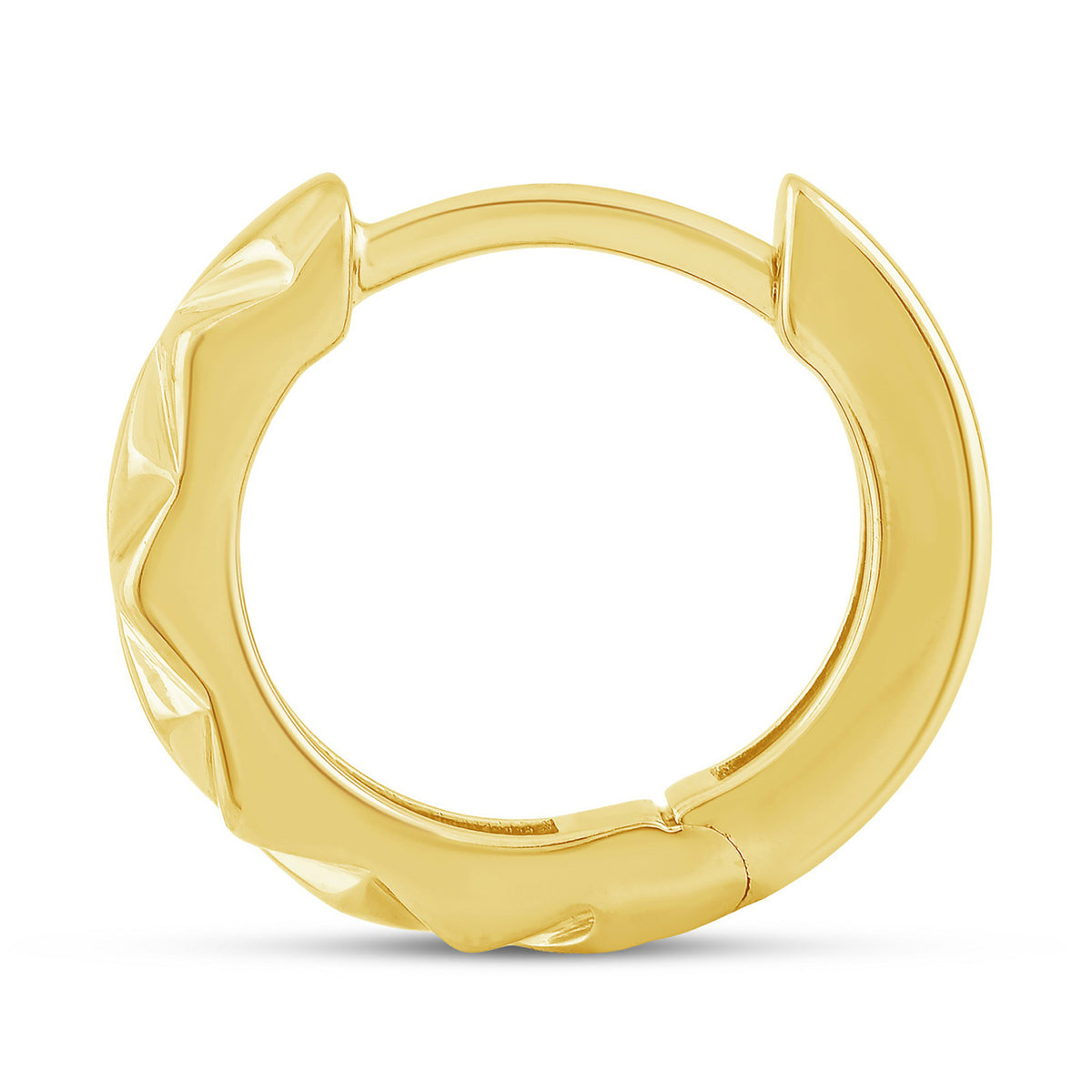 10K Yellow Gold Hoop Earrings - product