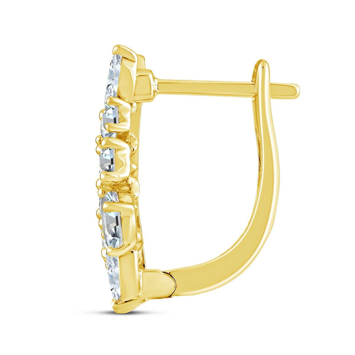 10K Yellow Gold Lab-Grown Diamond Stud Earrings – 1.5 CTW - product