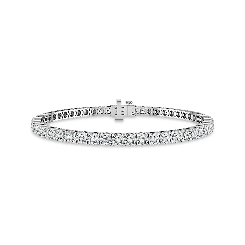 10K White Gold Lab-Grown Diamond Tennis Bracelet – 1 CTW - product