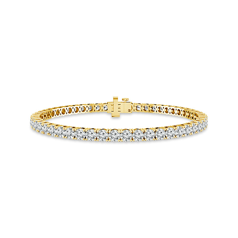 10K Yellow Gold Lab-Grown Diamond Tennis Bracelet – 1 CTW - product