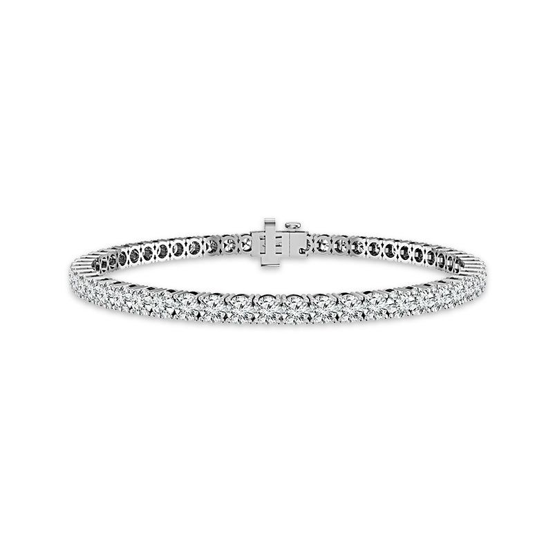 10K White Gold Lab-Grown Diamond Tennis Bracelet – 2 CTW - product