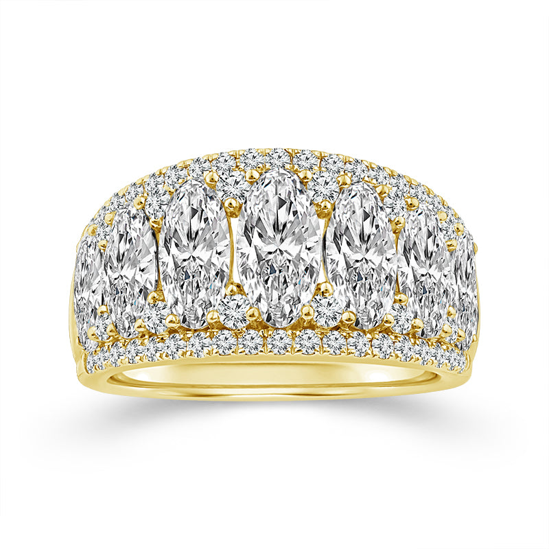14K Yellow Gold Lab-Grown Diamond Fashion Ring – 3.5 CTW - product