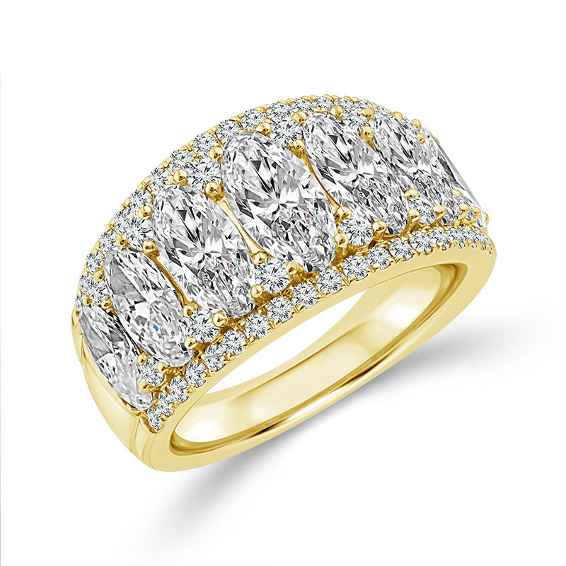14K Yellow Gold Lab-Grown Diamond Fashion Ring – 3.5 CTW - product