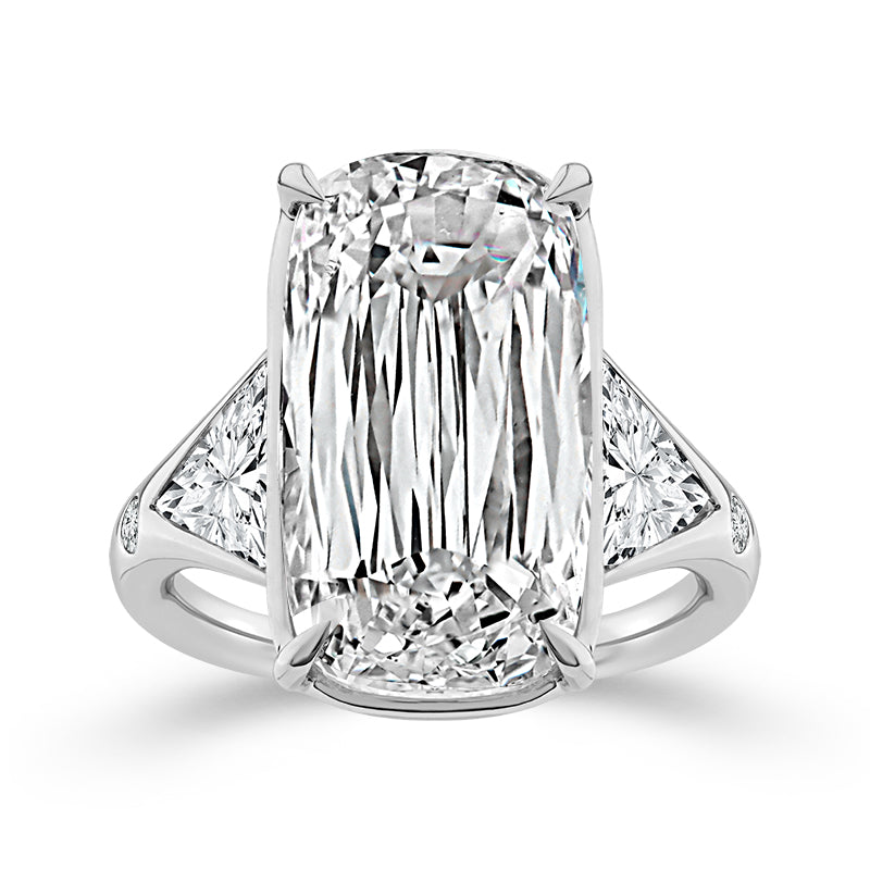 14K White Gold Cushion Lab-Grown Diamond Engagement Ring – 11.2 CTW - product