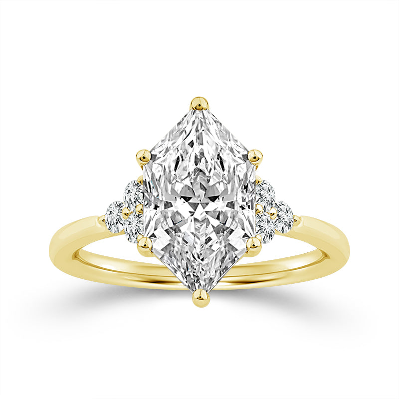 14K Yellow Gold Marquise Lab-Grown Diamond Engagement Ring – 3.2 CTW - product