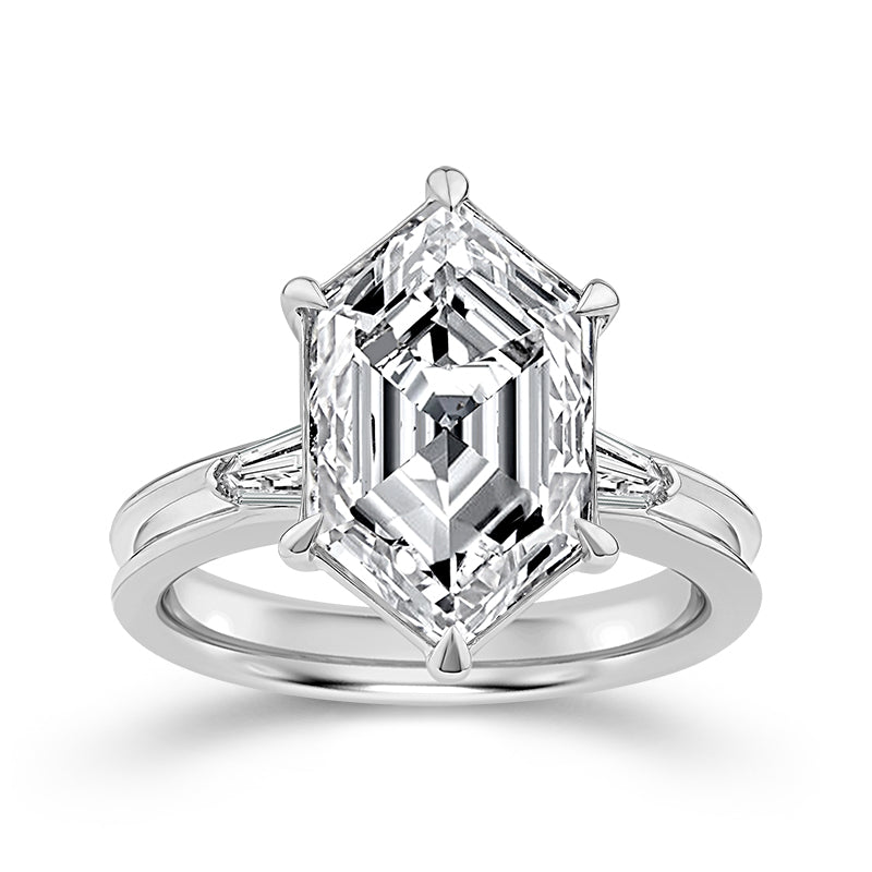 14K White Gold Marquise Lab-Grown Diamond Engagement Ring – 5.33 CTW - product