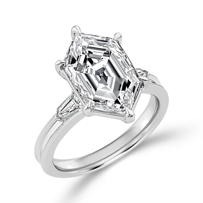 14K White Gold Marquise Lab-Grown Diamond Engagement Ring – 5.33 CTW - product