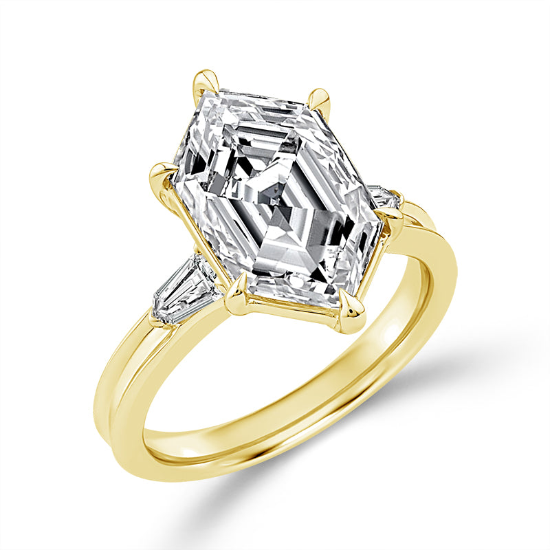 14K Yellow Gold Dutch Marquise Lab-Grown Diamond Engagement Ring – 5.33 CTW - product