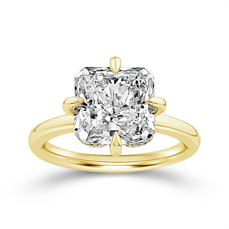 14K Yellow Gold Lab-Grown Diamond Engagement Ring – 5.16 CTW - product