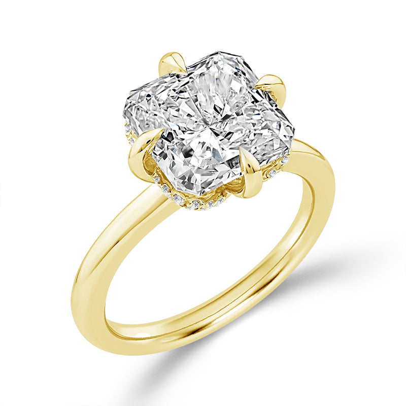 14K Yellow Gold Lab-Grown Diamond Engagement Ring – 5.16 CTW - product