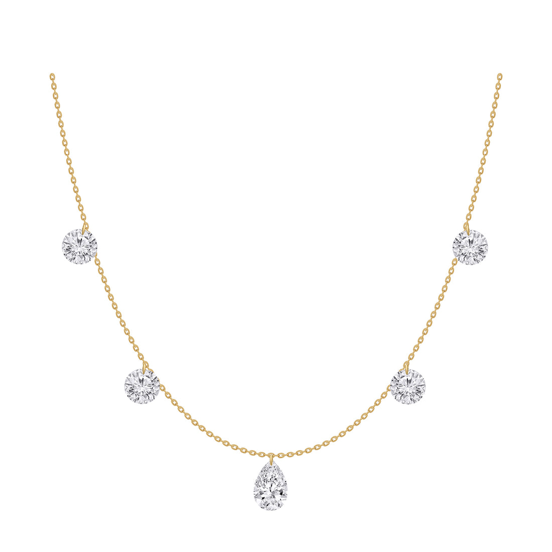 10K Yellow Gold Lab-Grown Diamond Cable Chain – 1 CTW - product