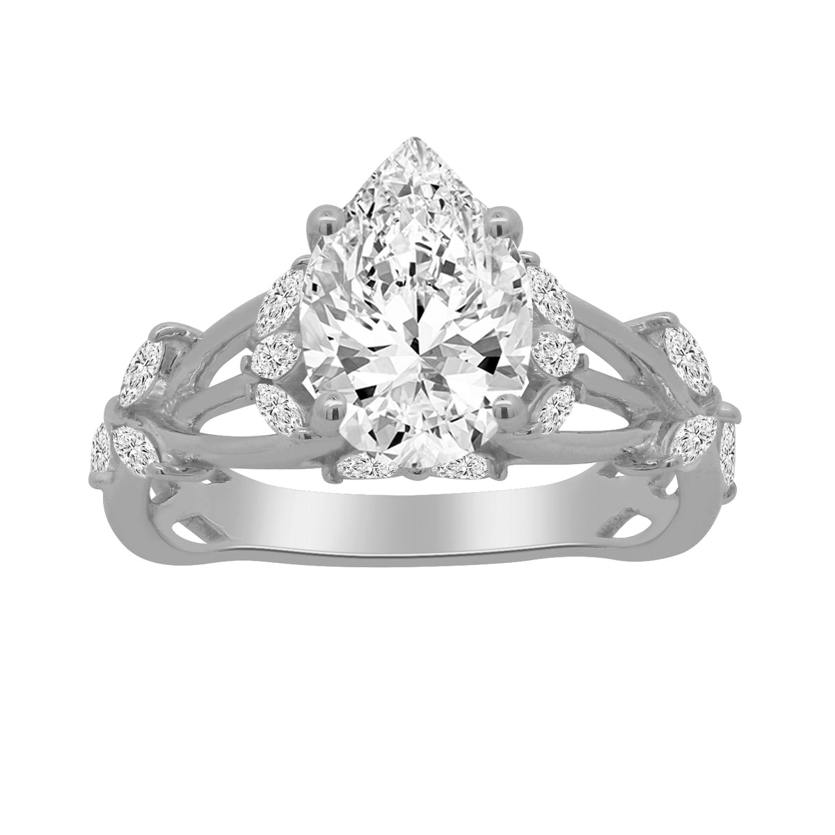 Platinum Lab-Grown Diamond Engagement Ring – 1.49 CTW - product