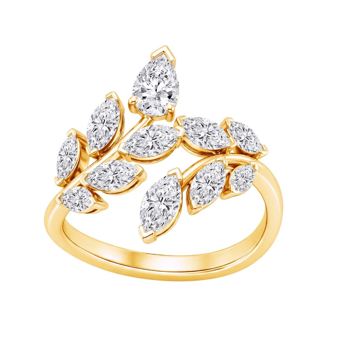 10K Yellow Gold Lab-Grown Diamond Wedding Band – 1 CTW - product