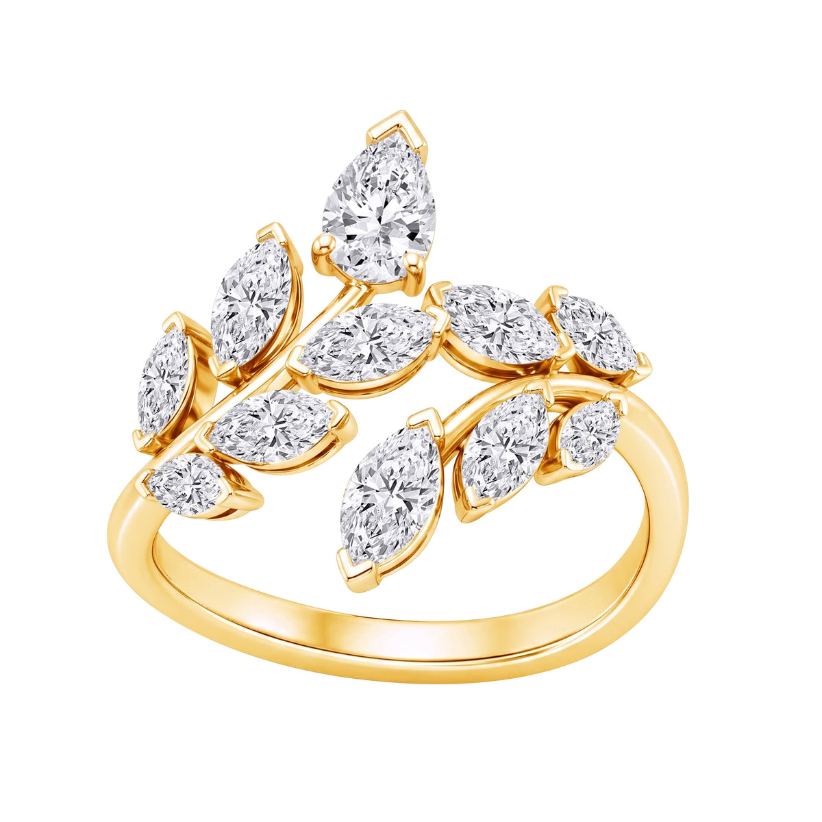 10K Yellow Gold Lab-Grown Diamond Wedding Band – 1 CTW - product