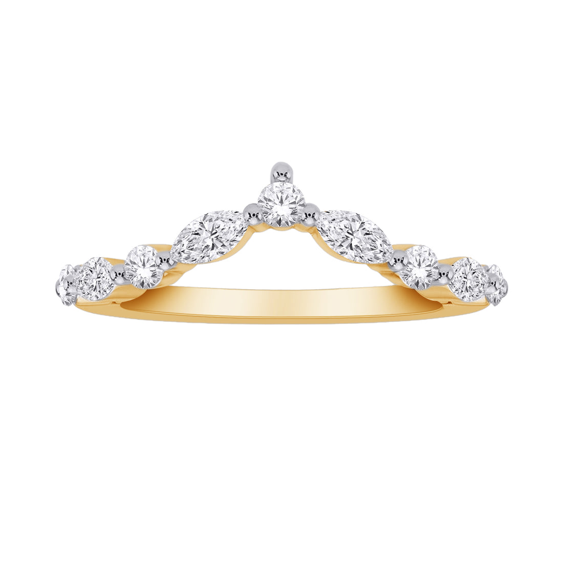14K Yellow Gold Lab-Grown Diamond Wedding Band – 0.25 CTW - product