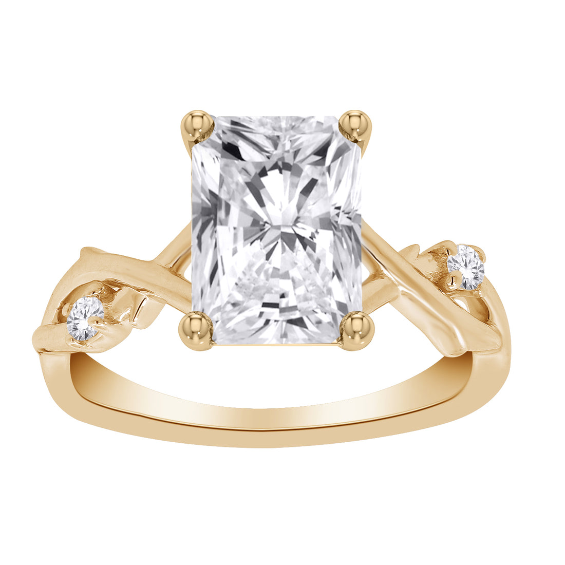 14K Yellow Gold Lab-Grown Diamond Engagement Ring – 2.1 CTW - product