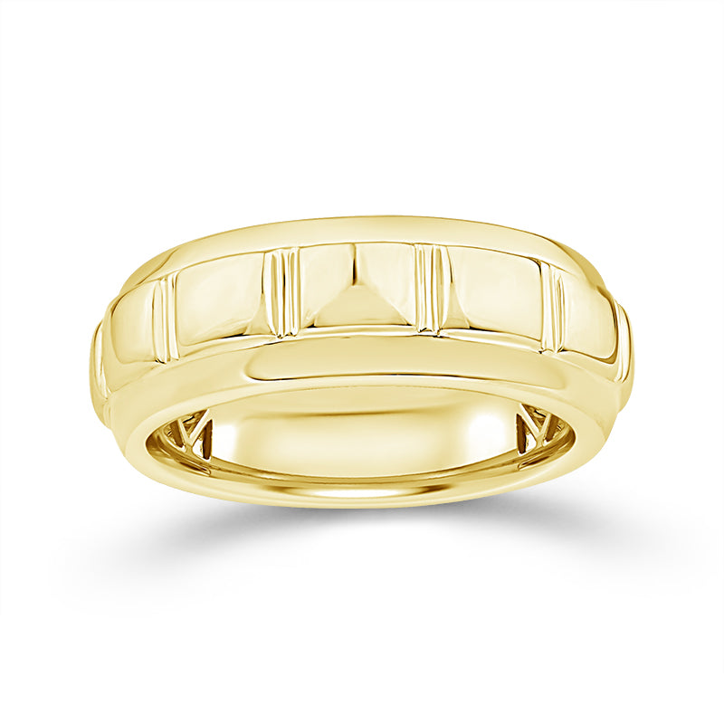 10K Yellow Gold No No Men's Fashion Ring - product