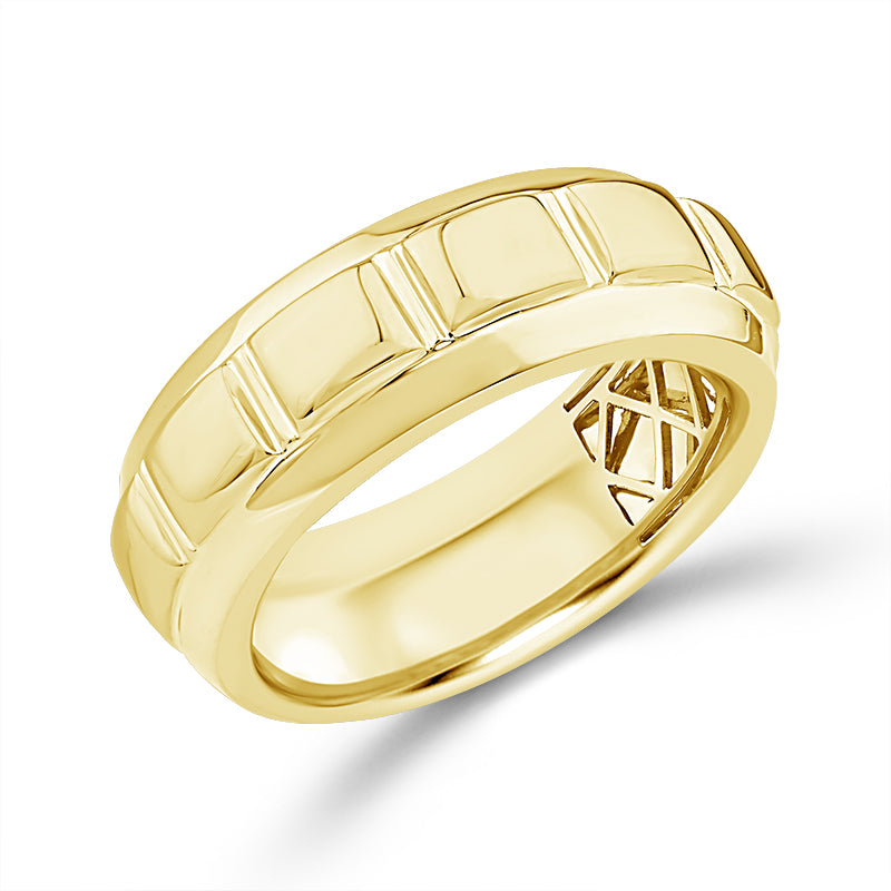 10K Yellow Gold No No Men's Fashion Ring - product