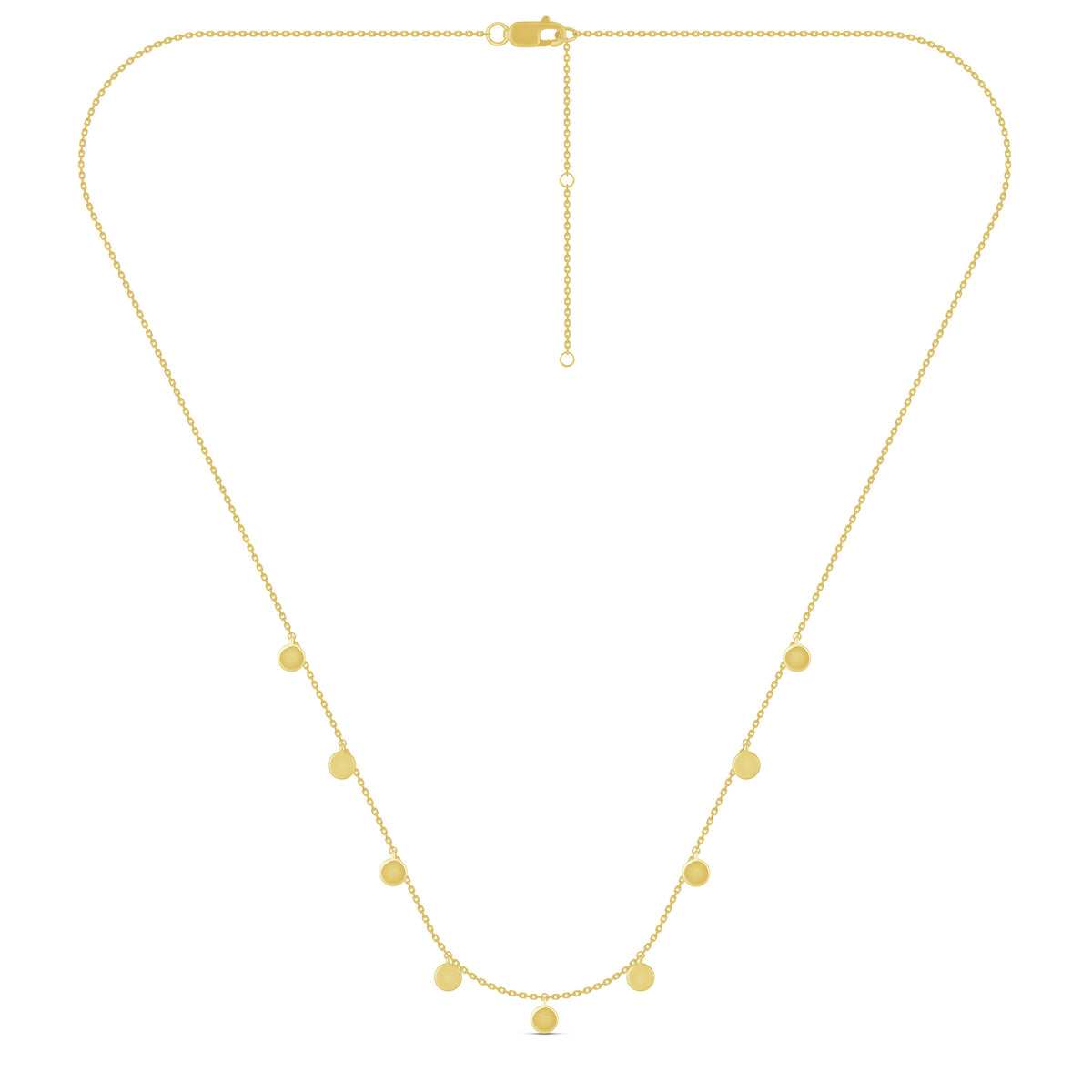 10K Yellow Gold Charm Necklace - product